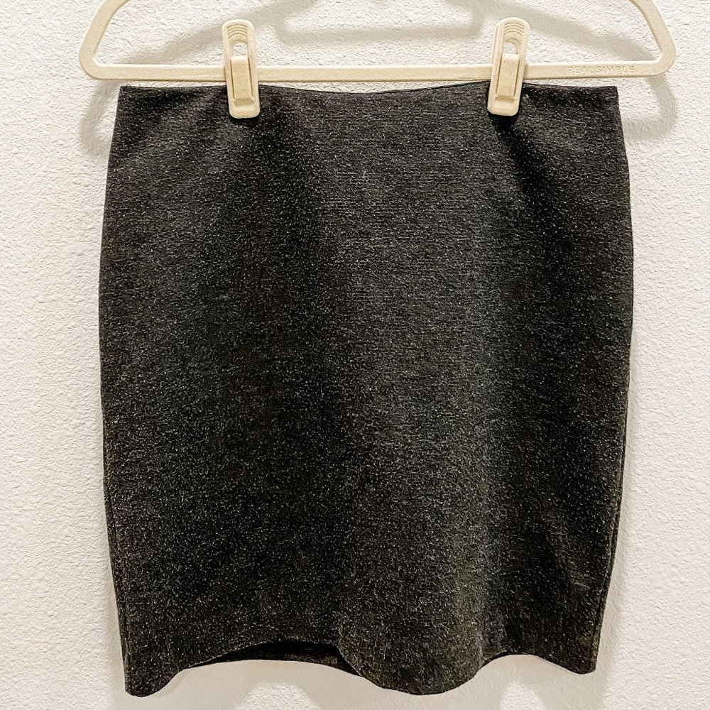 NEW YORK & COMPANY Heather Dark Gray Skirt 4